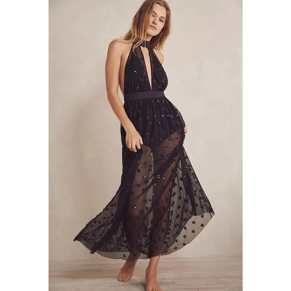 Free People Midnight Bloom Bodysuit